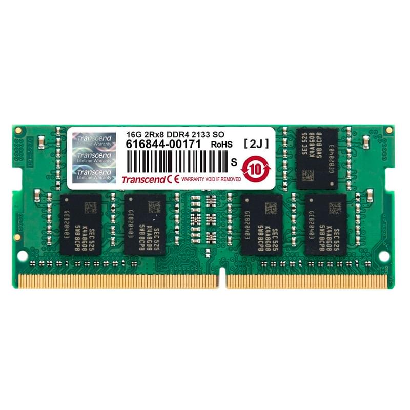 Оперативная память DDR4 SODIMM 16GB/2133Hz PC4-17000 Transcend (TS2GSH64V1B) - фото #0, Technodom.kz