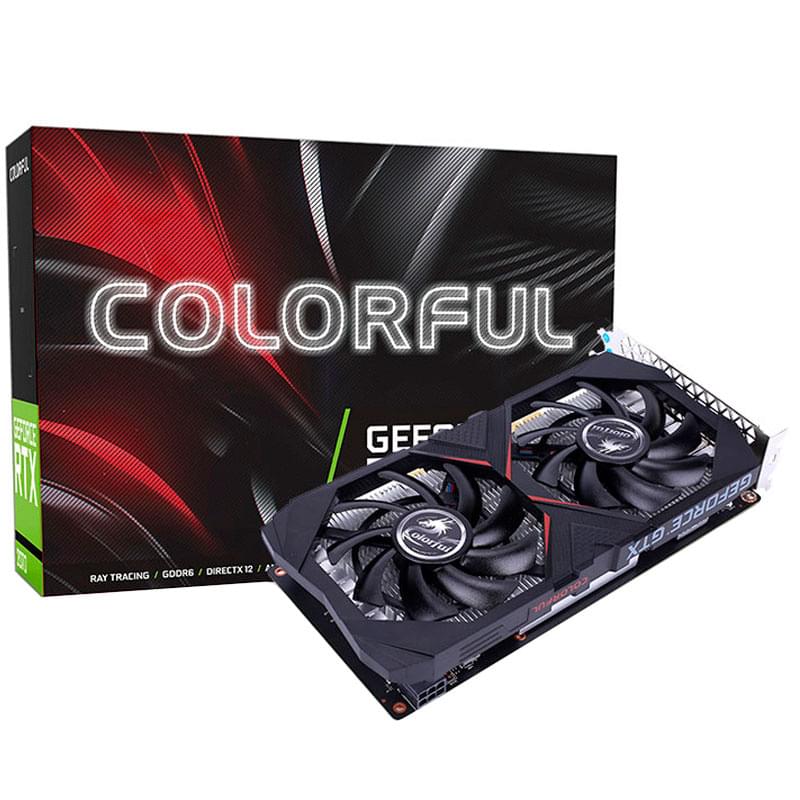 Видеокарта Colorful PCI-E GeForce GTX1660Ti NB 6GB 192bit/G5 (HDMI+DVI+DP)(GeForce GTX 1660Ti NB) - фото #4, Technodom.kz