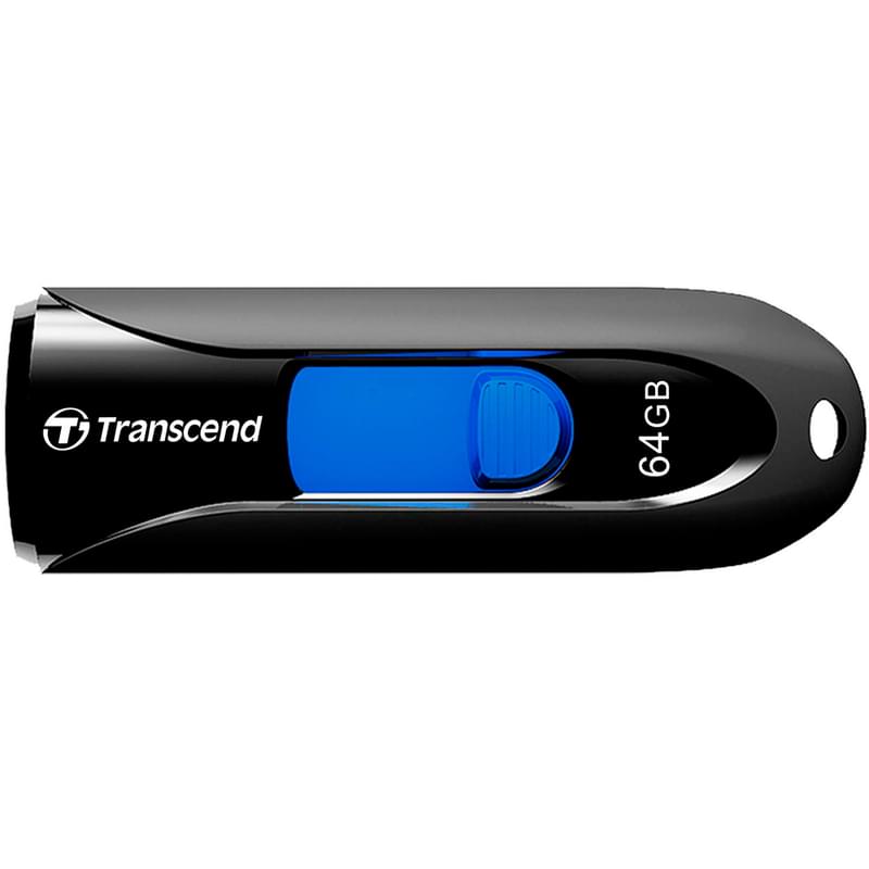 USB Флешка 64GB Transcend JetFlash 790 Type-A 3.1 Gen 1 (3.0) Black (TS64GJF790K) - фото #0, Technodom.kz