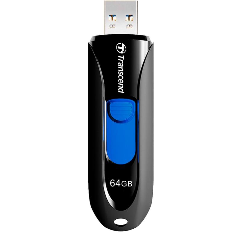 USB Флешка 64GB Transcend JetFlash 790 Type-A 3.1 Gen 1 (3.0) Black (TS64GJF790K) - фото #1, Technodom.kz