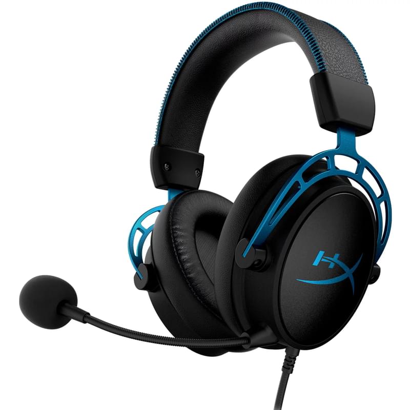 HyperX Cloud Alpha S, Black/Blue (HX-HSCAS-BL/WW) ойын гарнитурасы - фото #0, Technodom.kz