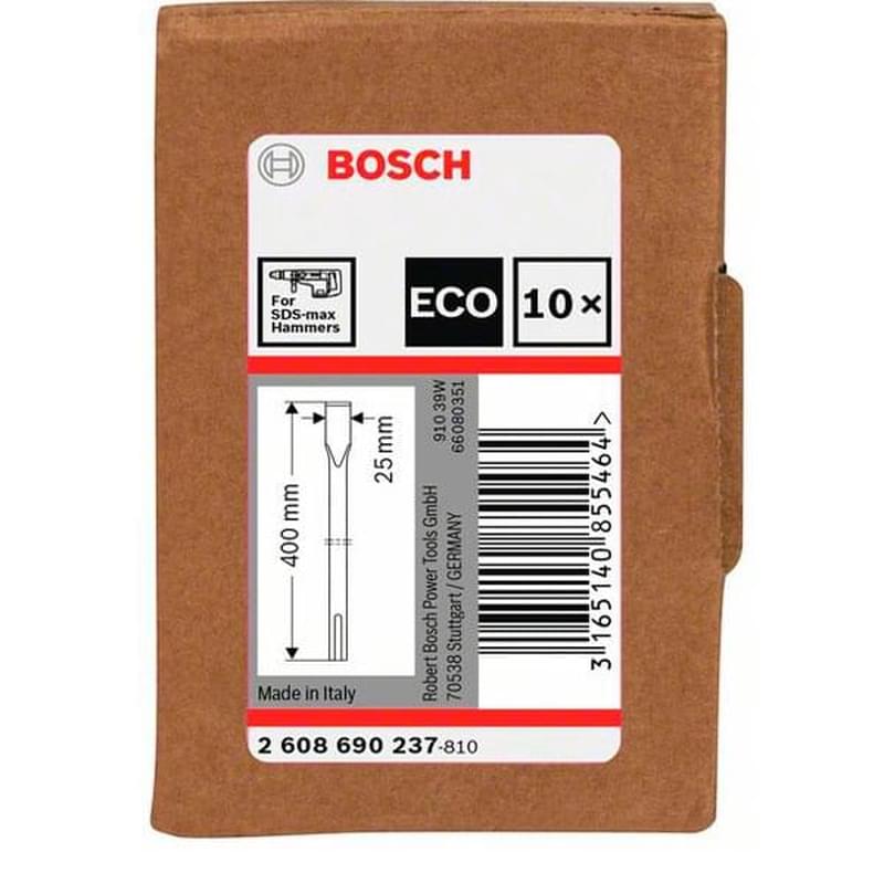 Набор из 10 плоских зубил Bosch SDS max 400 мм (2608690237) - фото #1, Technodom.kz