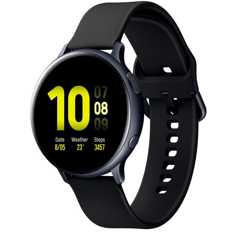 Смарт-часы Samsung Galaxy Watch Active 2 Aluminium 44mm, Black - фото #0, Technodom.kz