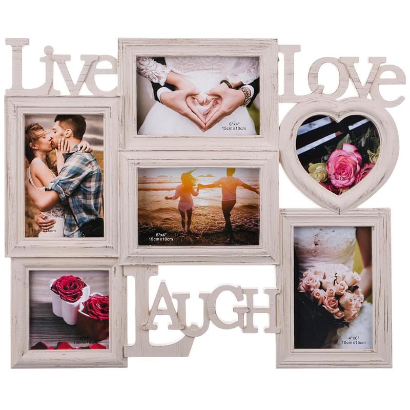 Фоторамка-коллаж 44*37*2 смНа 6 фото 10*10/10*15/15*10 см, 596-231 - фото #0, Technodom.kz Фоторамка-коллаж 44*37*2 смНа 6 фото 10*10/10*15/15*10 см, 596-231 - фото #0, Technodom.kz