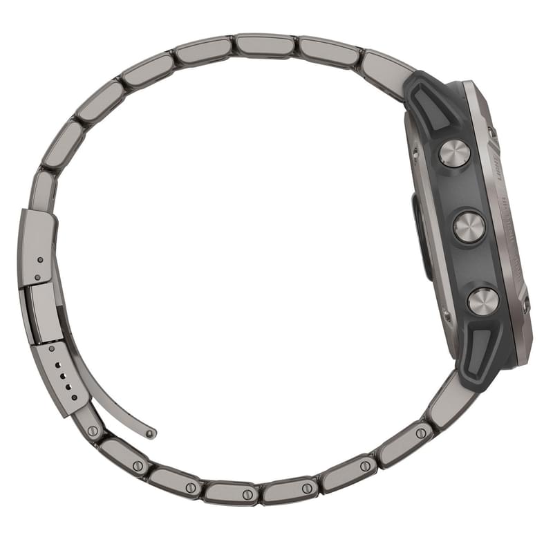 Смарт-часы Garmin Fenix 6X Pro Solar Titanium with Titanium Band - фото #4, Technodom.kz