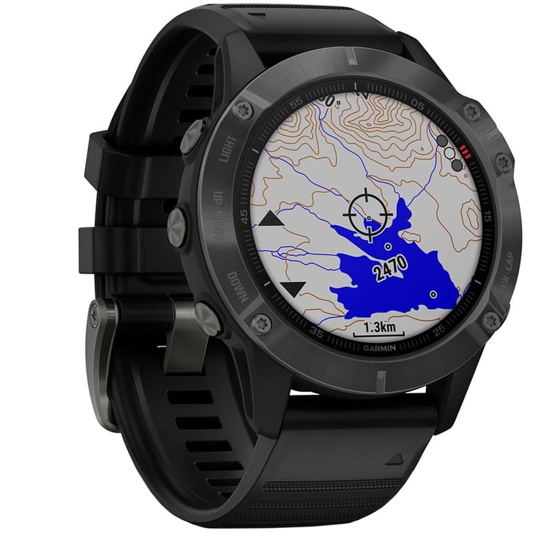 Garmin Fenix 6 Sapphire Gray with Black Band
