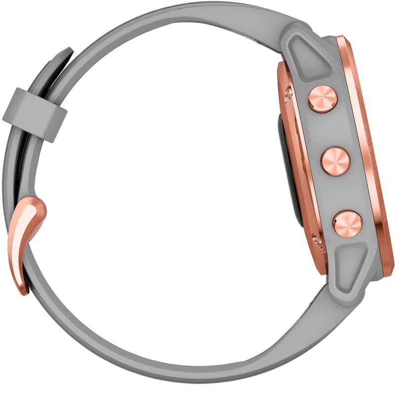 Смарт-часы Garmin Fenix 6S Sapphire Rose Gold with Gray Band - фото #7, Technodom.kz