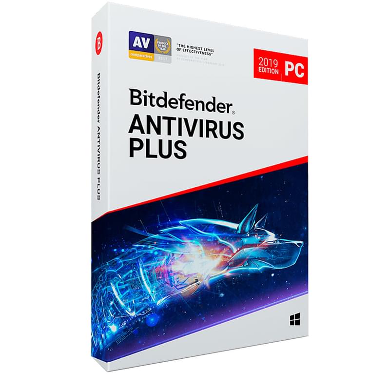 ПО Антивирус Bitdefender Antivirus Plus, 1 ПК на 2 года (windows) (ESD) - фото #0, Technodom.kz