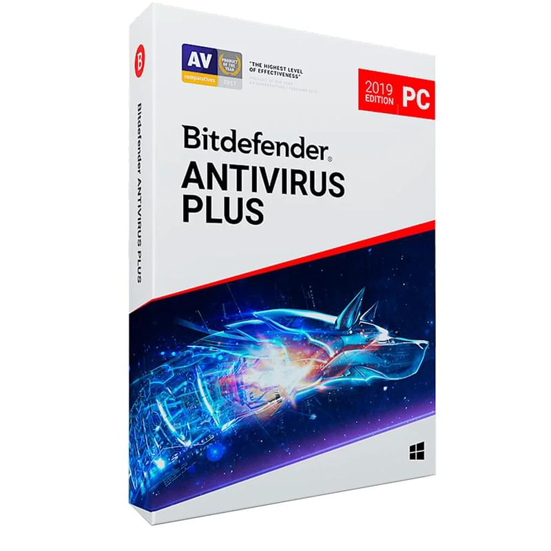 Bitdefender Antivirus Plus БҚЕ вирусқа қарсы бағдарламасы, 1 ДК арналған 2 жыл (windows) (ESD) - фото #0, Technodom.kz