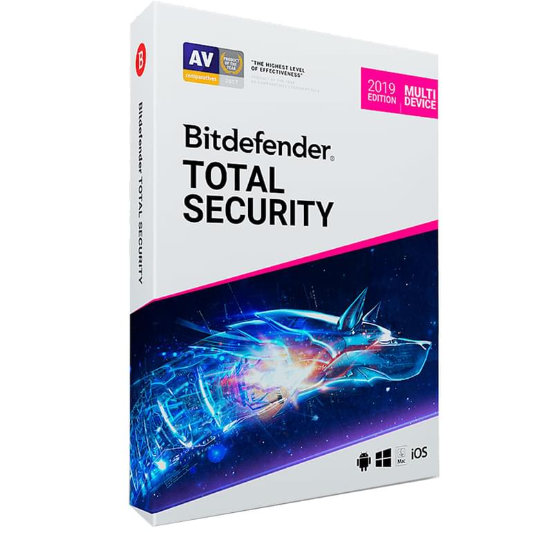 ПО Антивирус Bitdefender Total Security, 5 ПК на 2 года (windows) (ESD) - фото #0, Technodom.kz