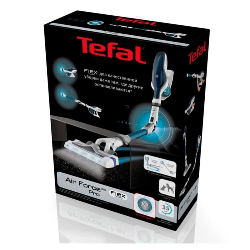 Вертикальный беспроводной пылесос Tefal TY-9471WO - фото #8, Technodom.kz