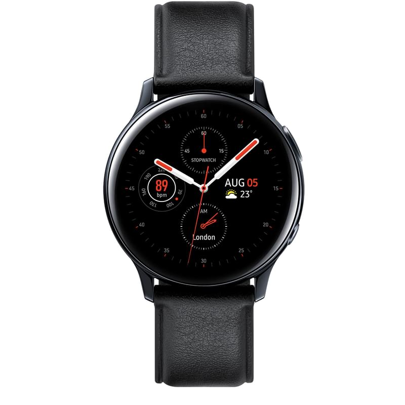 Смарт-часы Samsung Galaxy Watch Active 2 Stainless 40mm, Black - фото #1, Technodom.kz
