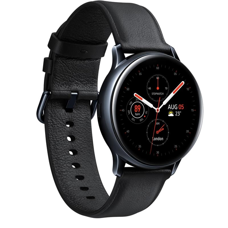 Смарт-часы Samsung Galaxy Watch Active 2 Stainless 40mm, Black - фото #2, Technodom.kz