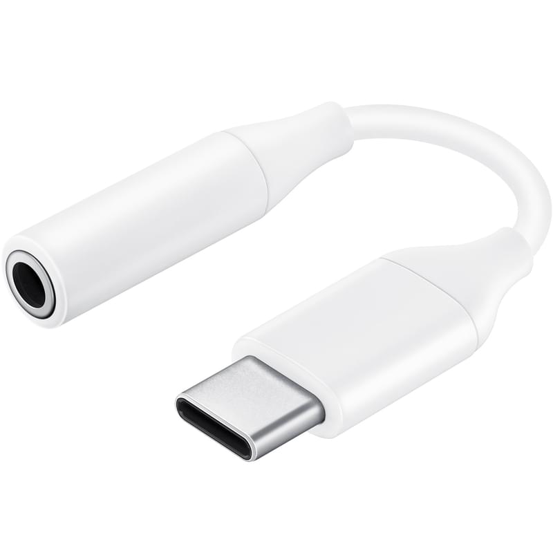 Адаптер Samsung, Type-C - 3,5 мм для наушников, Белый (EE-UC10JUWRGRU) - фото #2, Technodom.kz