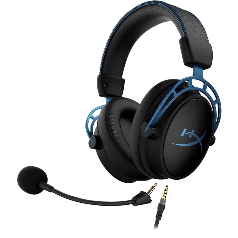 Игровая гарнитура HyperX Cloud Alpha S, Black/Blue (HX-HSCAS-BL/WW) - фото #1, Technodom.kz