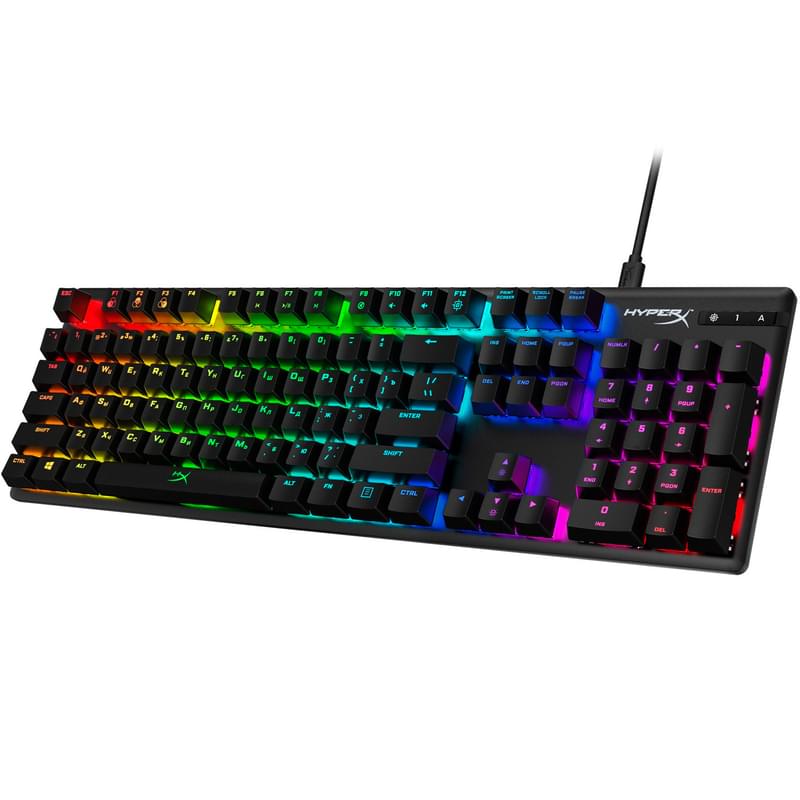 Клавиатура игровая проводная HyperX Alloy Origins RGB, Red Switch - фото #2, Technodom.kz