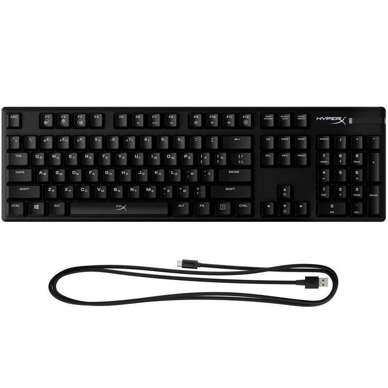 Клавиатура игровая проводная HyperX Alloy Origins RGB, Red Switch - фото #4, Technodom.kz