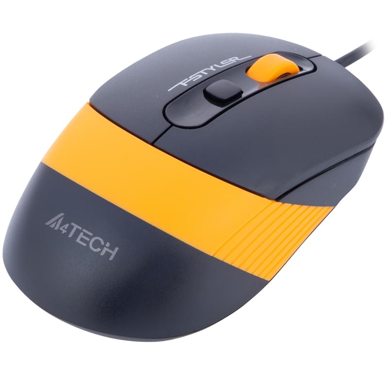 Сымды тінтуір USB A4tech Fstyler FM-10, Orange - фото #1, Technodom.kz