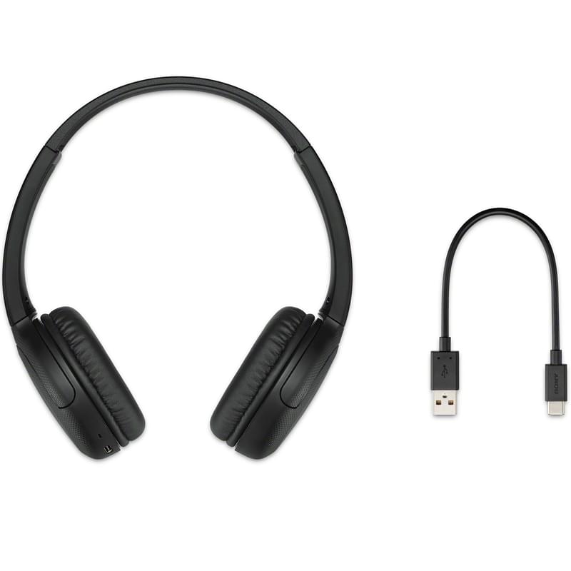 Наушники Накладные Sony Bluetooth WH-CH510, Black - фото #4, Technodom.kz