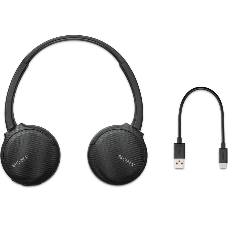 Наушники Накладные Sony Bluetooth WH-CH510, Black - фото #5, Technodom.kz