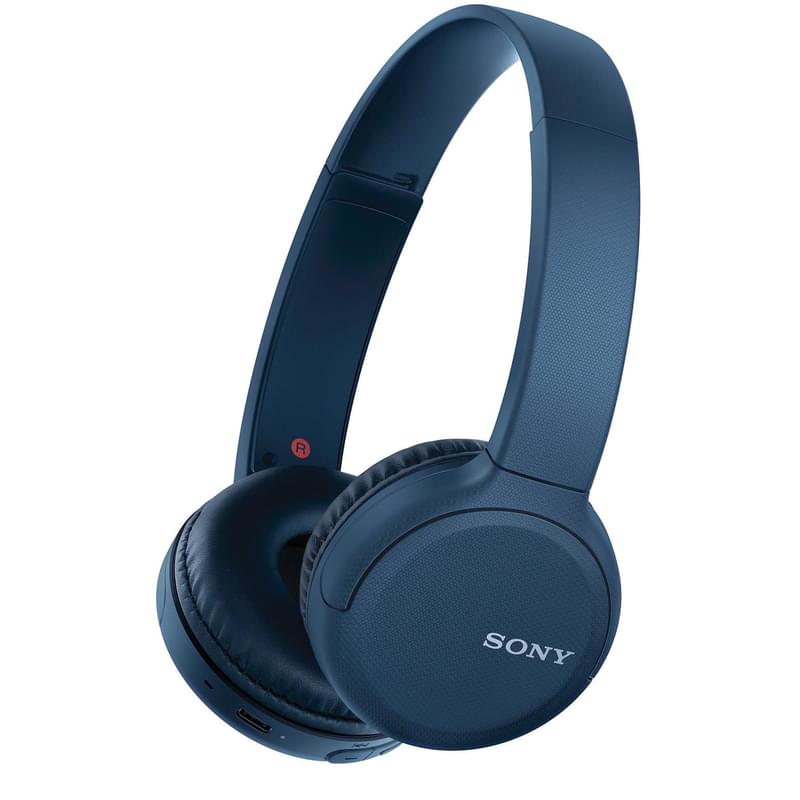 Наушники Накладные Sony Bluetooth WH-CH510, Blue - фото #0, Technodom.kz