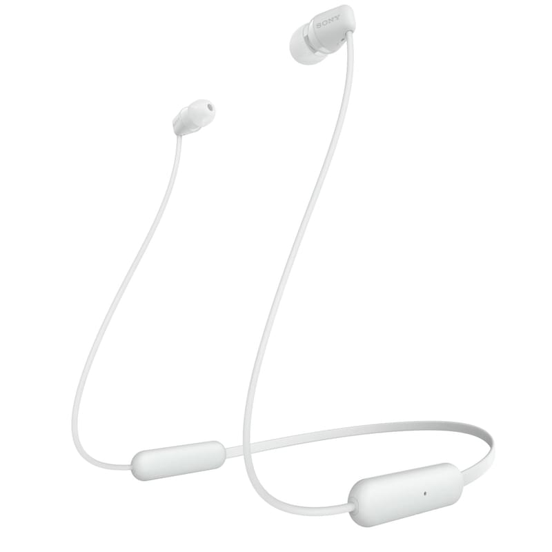 Наушники Вставные Sony Bluetooth WI-C200, White - фото #0, Technodom.kz