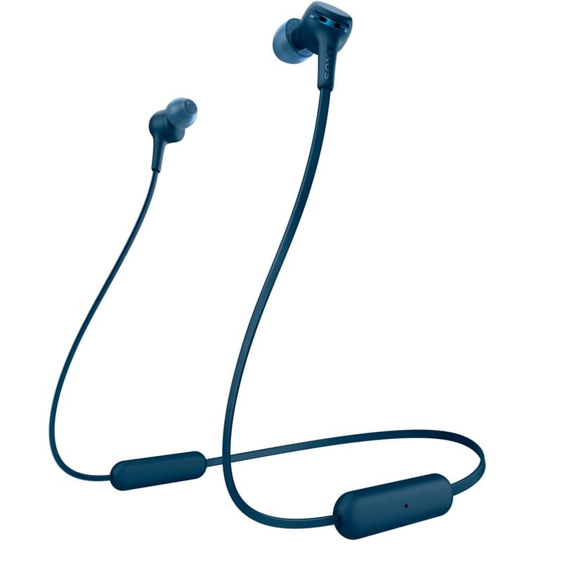 Наушники Вставные Sony Bluetooth WI-XB400, Blue - фото #0, Technodom.kz
