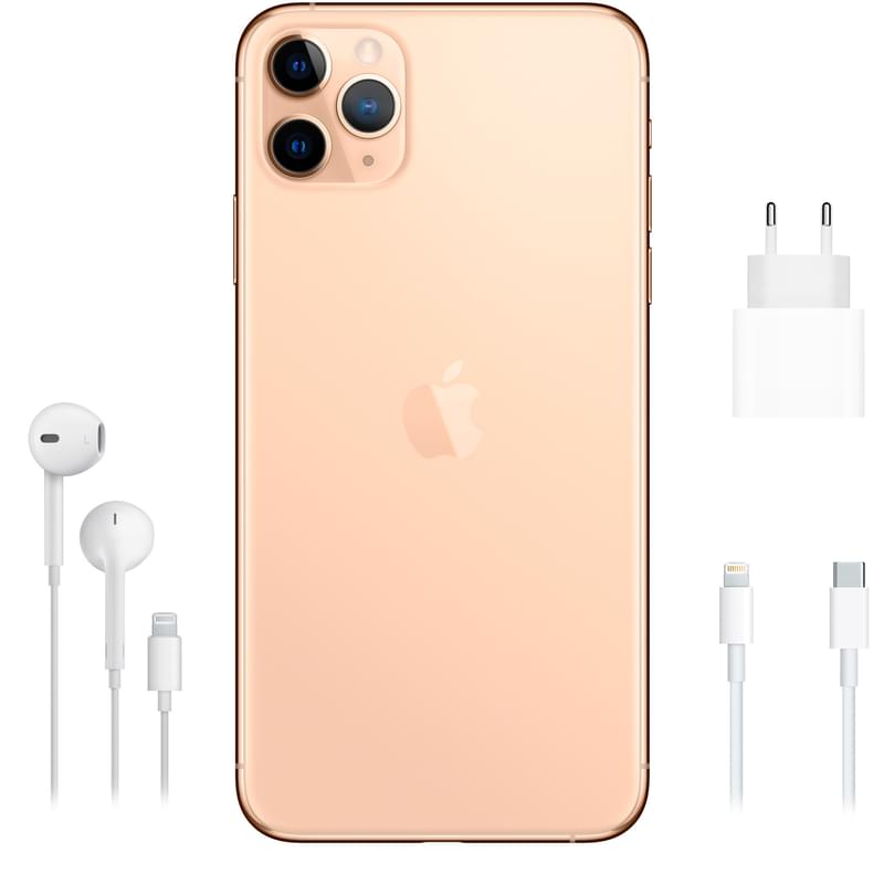Смартфон Apple iPhone 11 Pro Max 4/256GB Gold - фото #4, Technodom.kz