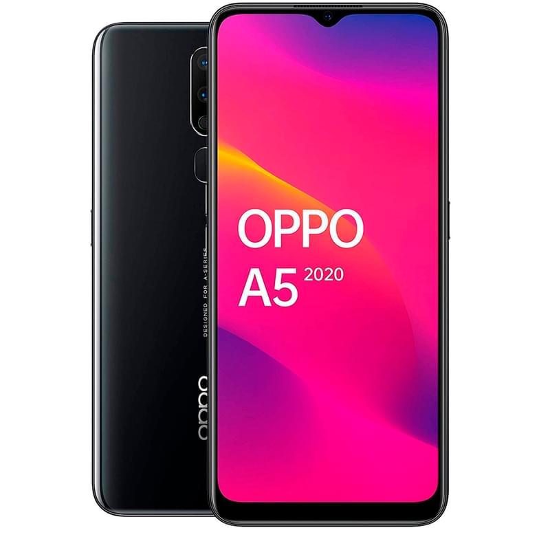 Смартфон OPPO A5 2020 3/64GB Mirror Black - фото #0, Technodom.kz