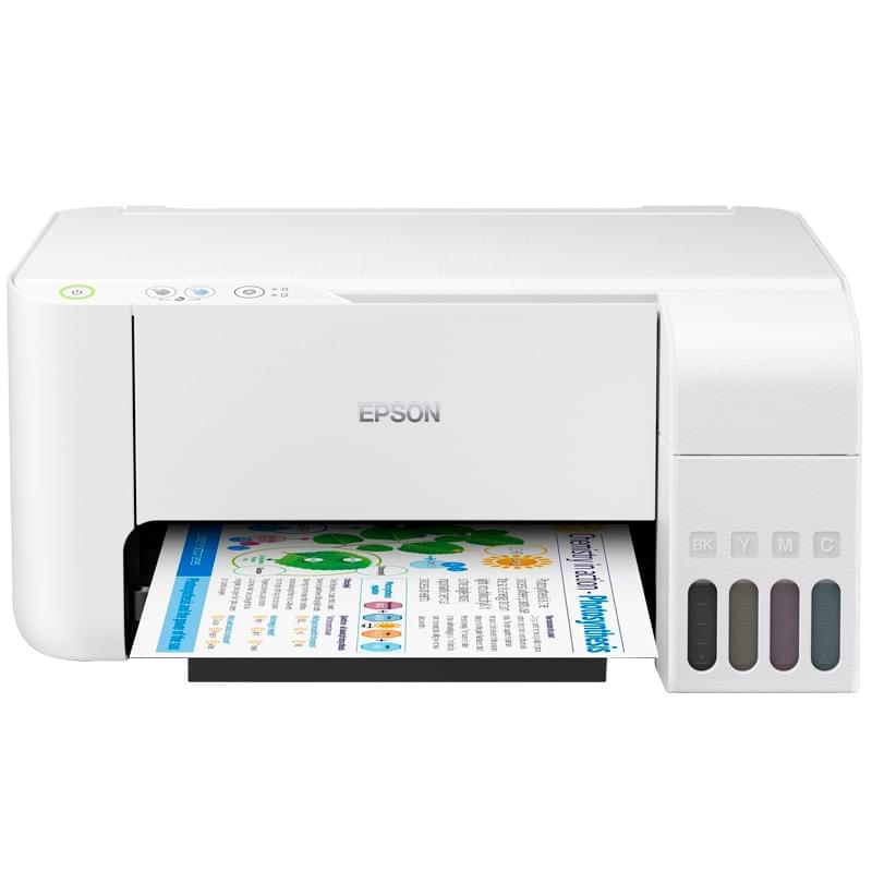 МФУ струйное Epson L3156 А4 Белый Wi-FI - фото #0, Technodom.kz