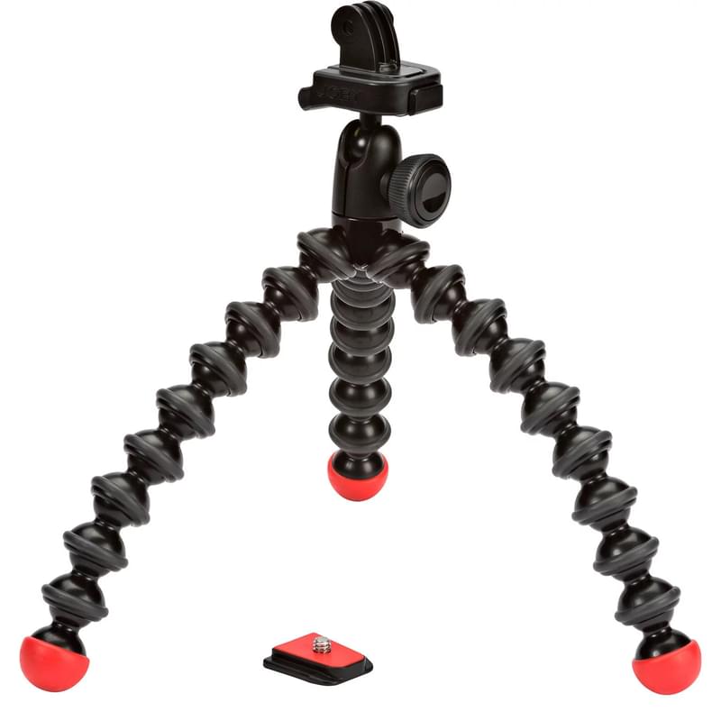 Штатив Tripod Joby GorillaPod для фото и GoPro камер (черный/красный) (JB01300-BWW) - фото #0, Technodom.kz