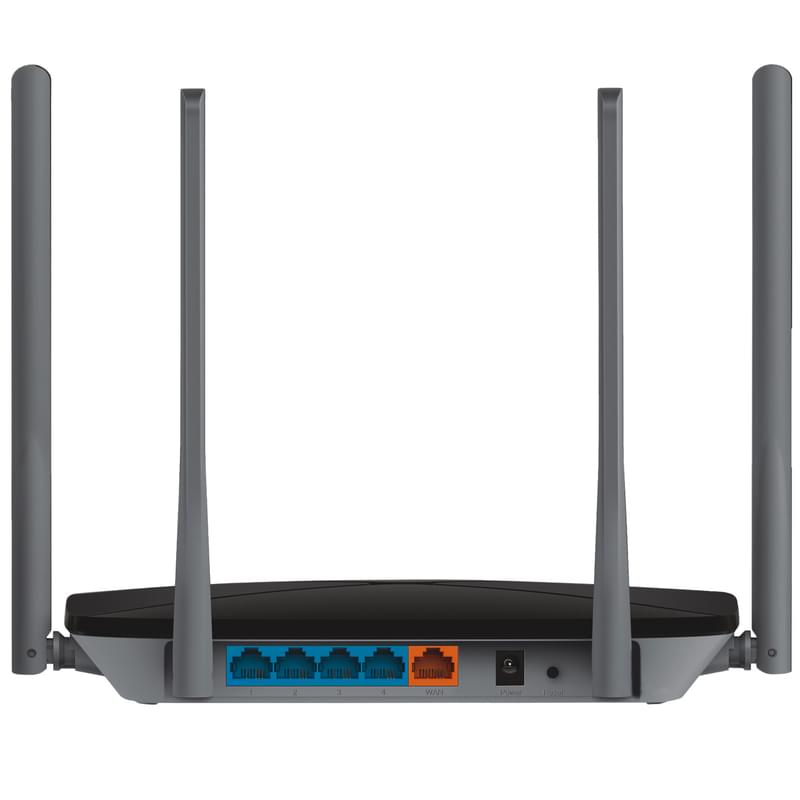 Беспроводной маршрутизатор, Mercusys AC12, 4 порта + Wi-Fi, 867/300 Mbps (AC12) - фото #2, Technodom.kz