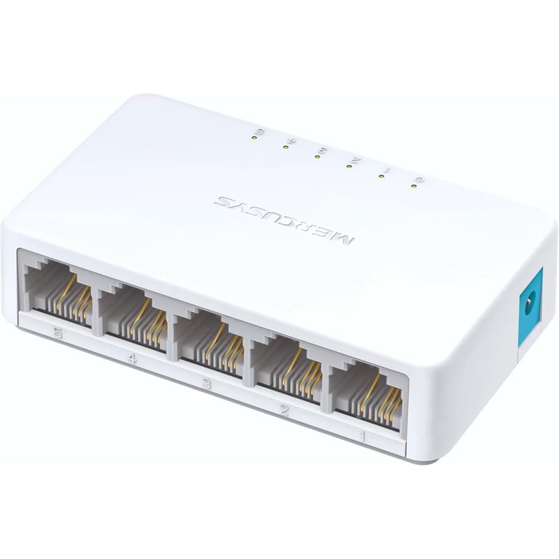 Үстел коммутаторы, Mercusys MS105, 5 порт 10/100 Mbps, (MS105) - фото #0, Technodom.kz