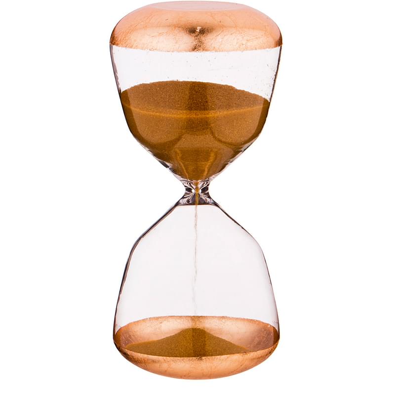 Песочные часы цвет: золото диаметр=10 см,высота=21,5 см, 864-100 - фото #0, Technodom.kz
