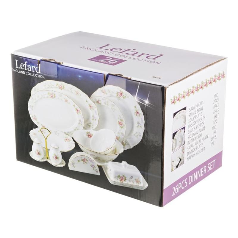 Столовый сервиз на 6 персон "Екатерина" 27 пр., 586-265, Lefard - фото #3, Technodom.kz