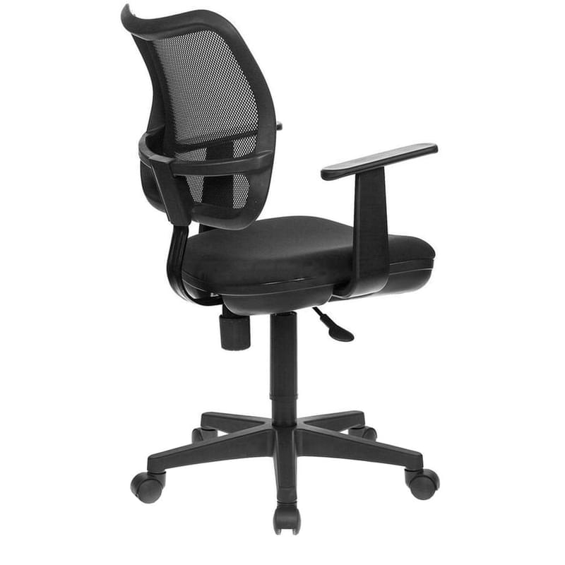 Кресло "Бюрократ", CH-797, тканевая обивка, сетчатая спинка, чёрное - фото #3, Technodom.kz