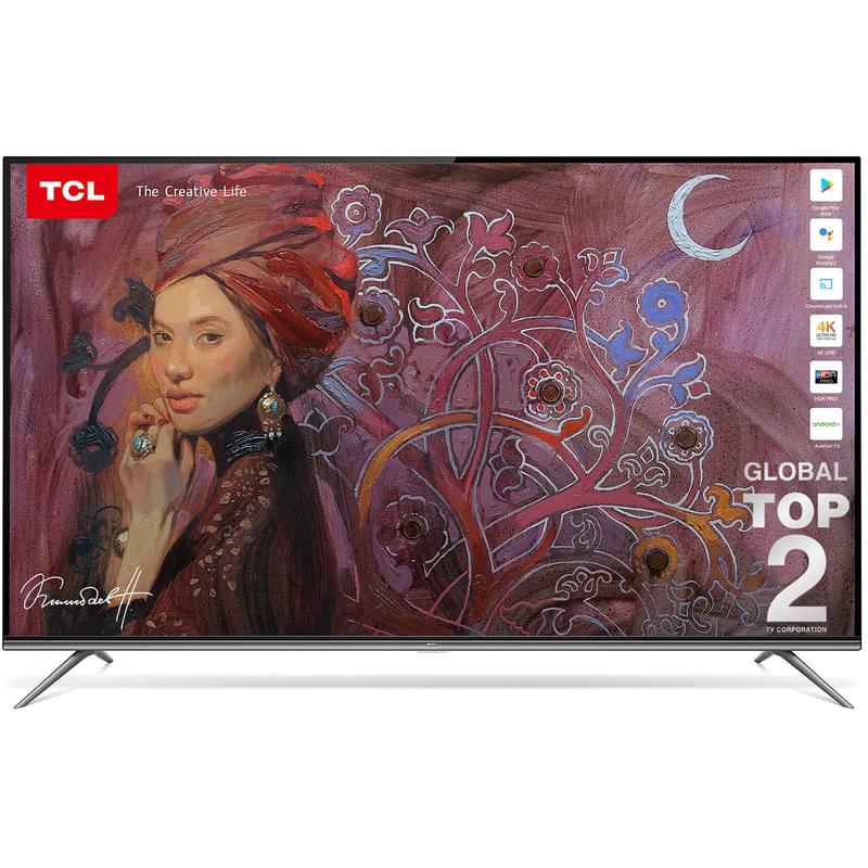 Телевизор 55" TCL L55P8M LED UHD Android Black - фото #0, Technodom.kz