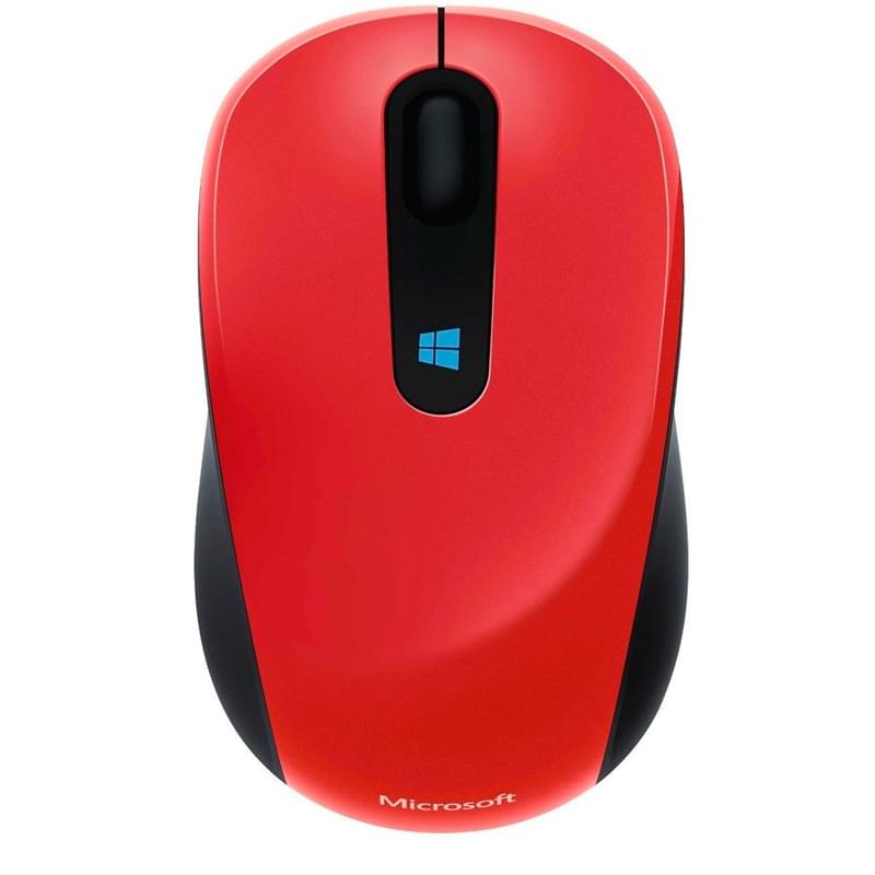 Мышка беспроводная USB Microsoft Sculpt Mobile, Red (43U-00026) - фото #0, Technodom.kz