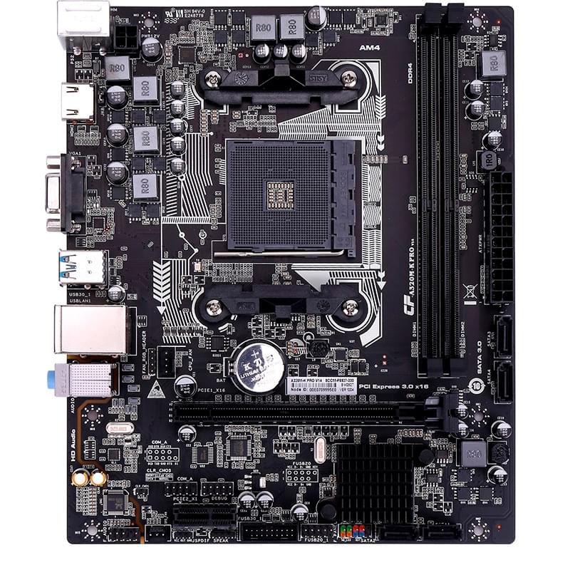 Материнская плата Colorful A320M-K PRO YV14 AM4 2DDR4 PCI-E 1x16 1x1 (HDMI+VGA) mATX - фото #0, Technodom.kz