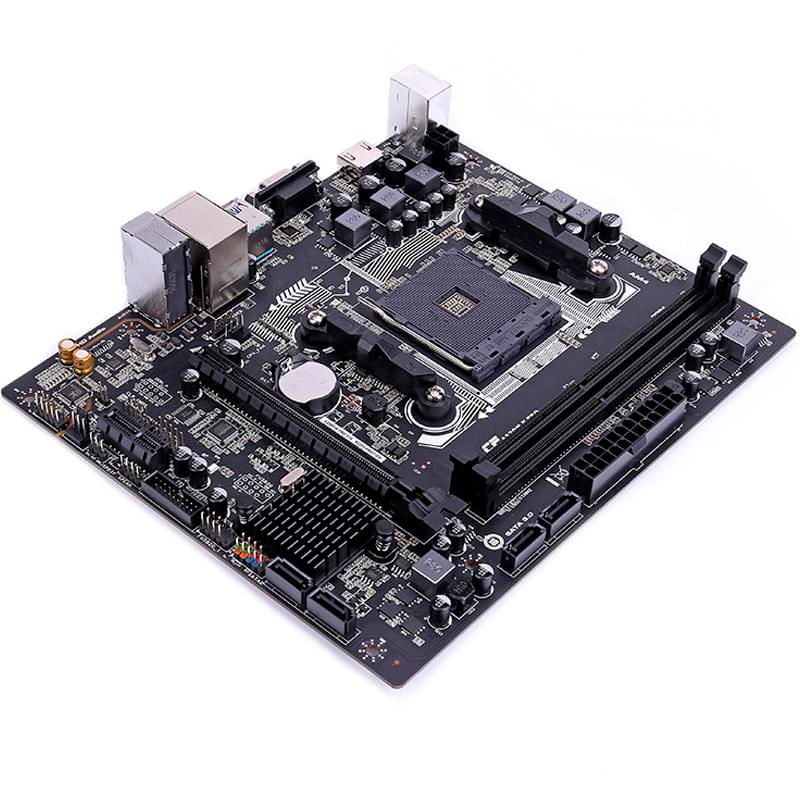 Материнская плата Colorful A320M-K PRO YV14 AM4 2DDR4 PCI-E 1x16 1x1 (HDMI+VGA) mATX - фото #3, Technodom.kz