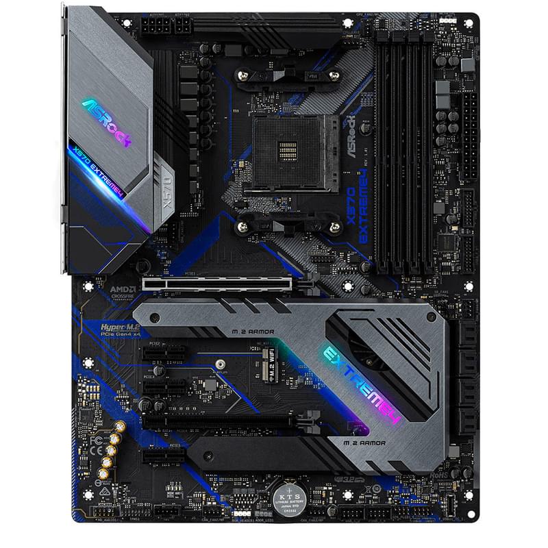 Материнская плата ASRock X570 EXTREME4 AM4 4DDR4 PCI-E 2x16 3x1 (HDMI) ATX - фото #0, Technodom.kz Материнская плата ASRock X570 EXTREME4 AM4 4DDR4 PCI-E 2x16 3x1 (HDMI) ATX - фото #0, Technodom.kz