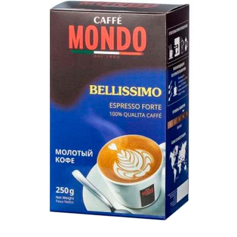 Кофе Caffe Mondo Bellisimo Espresso Forte молотый 250гр - фото #0, Technodom.kz