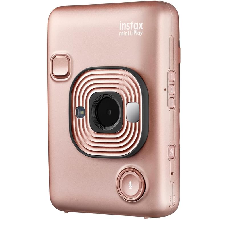 Фотоаппарат моментальной печати FUJIFILM Instax Mini LiPlay Blush Gold - фото #2, Technodom.kz