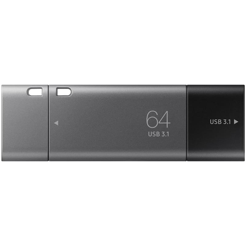 USB Флешка 64GB Samsung Duo Plus Type-A/C 3.1 Gen 1 (3.0) OTG Grey (MUF-64DB/APC) - фото #5, Technodom.kz