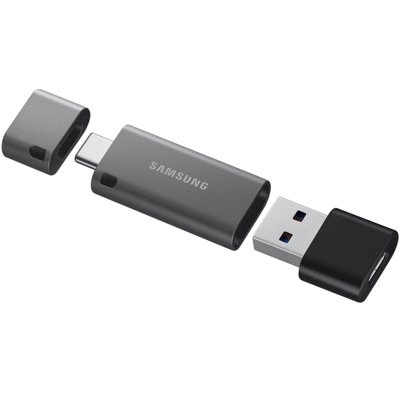 USB Флешка 256GB Samsung Duo Plus Type-A/C 3.1 Gen 1 (3.0) OTG Grey (MUF-256DB/APC) - фото #8, Technodom.kz