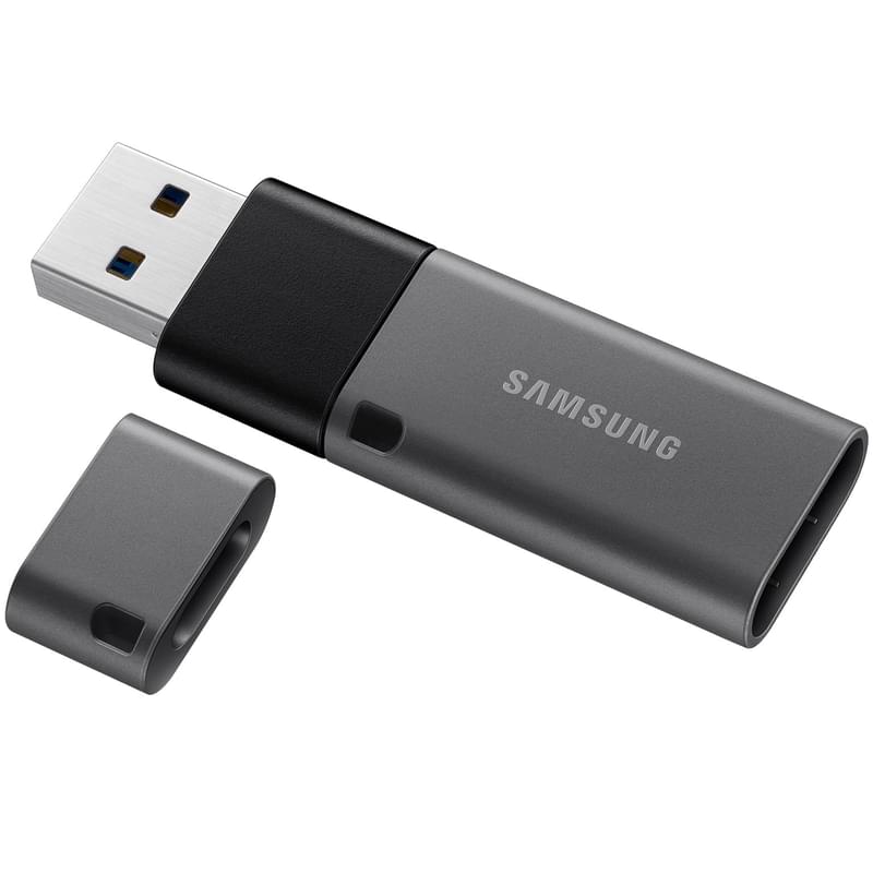 USB Флешка 256GB Samsung Duo Plus Type-A/C 3.1 Gen 1 (3.0) OTG Grey (MUF-256DB/APC) - фото #10, Technodom.kz