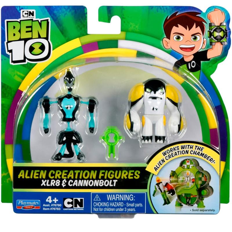 Ben 10 Набор из 2 разборных фигурок и ключа (Молния и Ядро) - фото #1, Technodom.kz