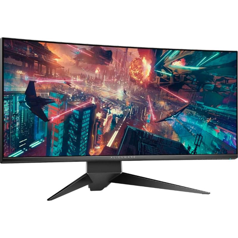 Монитор Игровой 34.1" Dell Alienware AW3418DW 3440x1440 21:9 IPS 120ГЦ (HDMI+DP) Black - фото #1, Technodom.kz