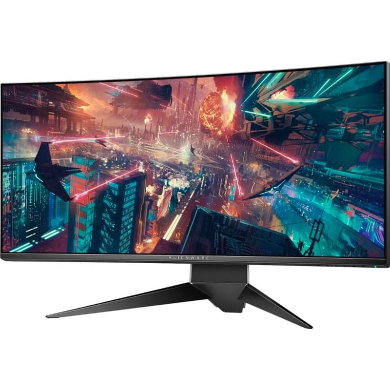 Монитор Игровой 34.1" Dell Alienware AW3418DW 3440x1440 21:9 IPS 120ГЦ (HDMI+DP) Black - фото #2, Technodom.kz
