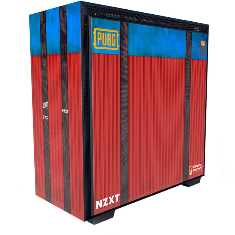 ПК корпус NZXT H700 PUBG Limited Edition Mid Tower, window, Red ATX (CA-H700B-PG) - фото #3, Technodom.kz